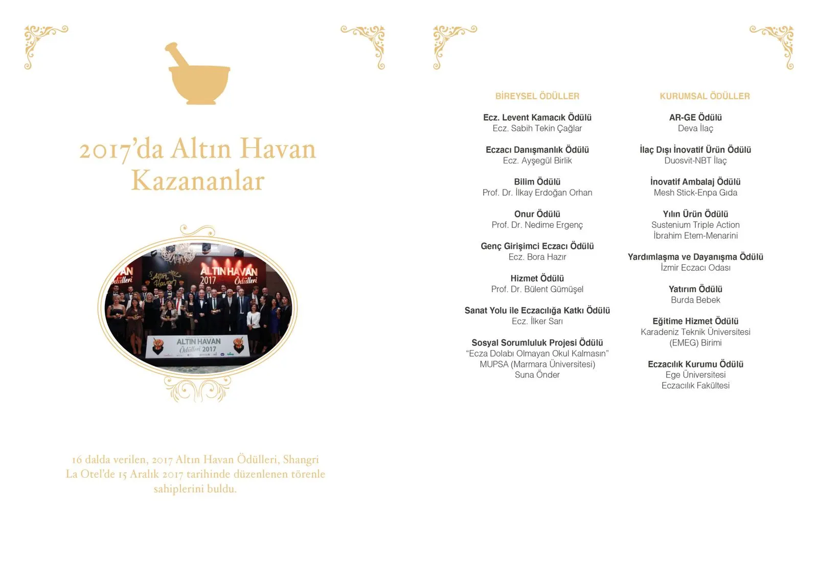 2017 Altın Havan kazananlar afişi