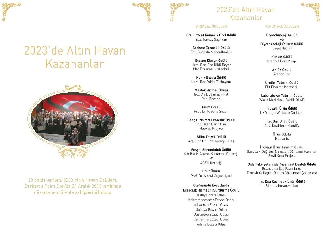 2023 Altın Havan kazananlar afişi